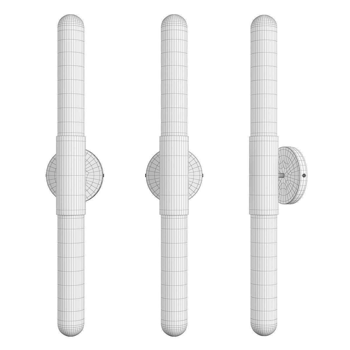 AGNES1 WALL BIG Low-poly 3D model_1