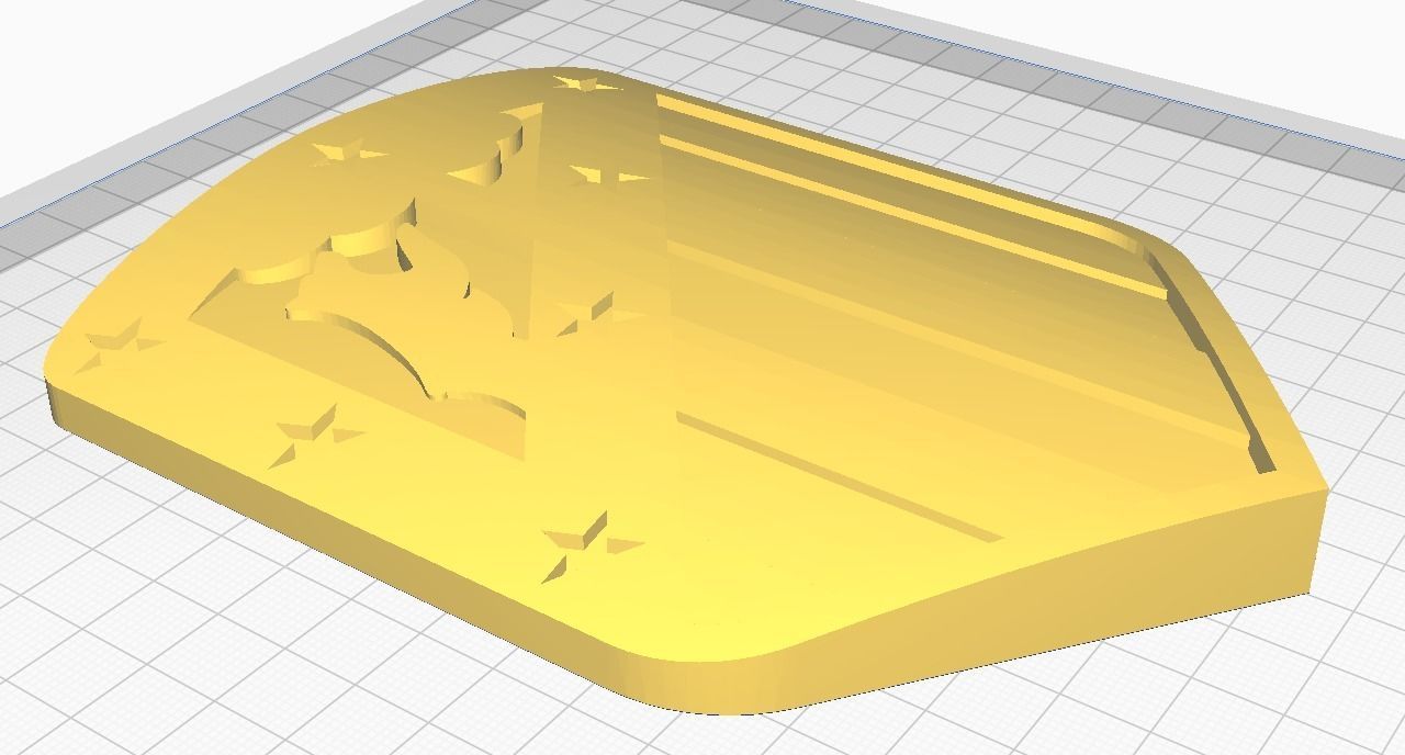 Atletico Madrid Wall Sign 3D print model_7