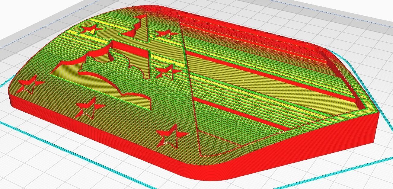 Atletico Madrid Wall Sign 3D print model_8