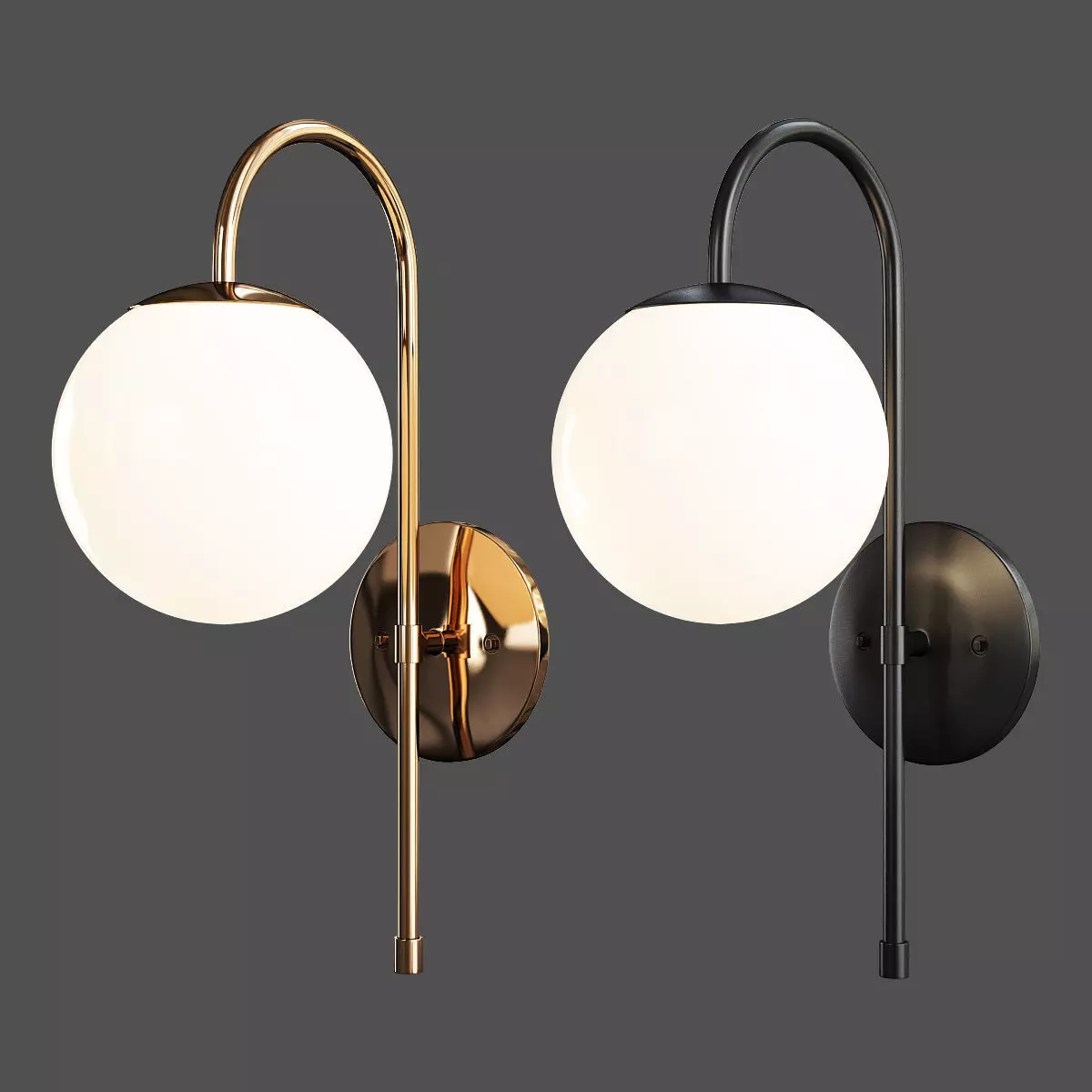 RED NEW WALL Low-poly 3D model_0