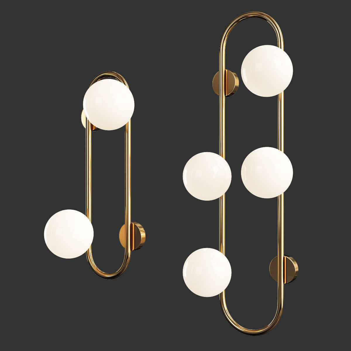 KEEP BIG MODO WALL Low-poly 3D model_1