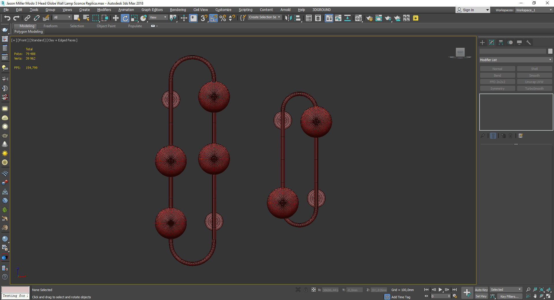 KEEP BIG MODO WALL Low-poly 3D model_3