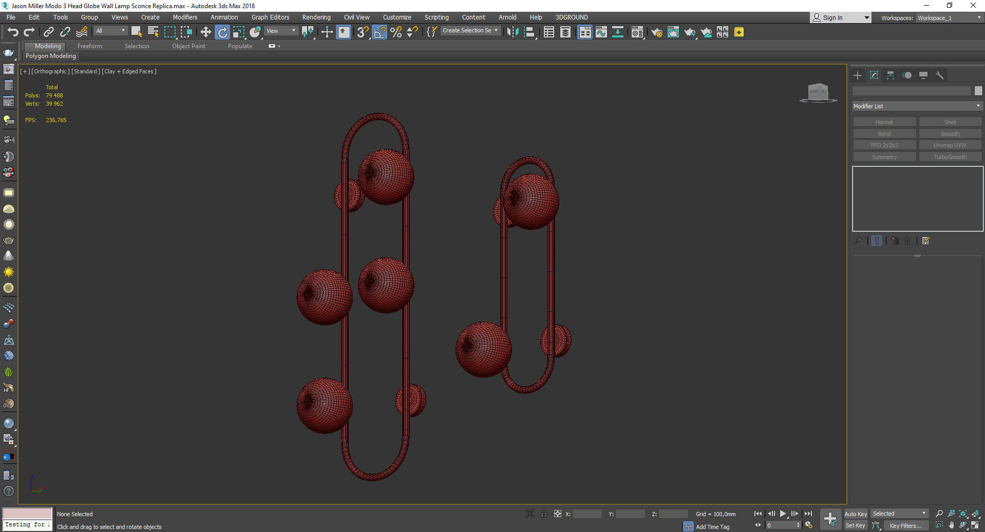 KEEP BIG MODO WALL Low-poly 3D model_4