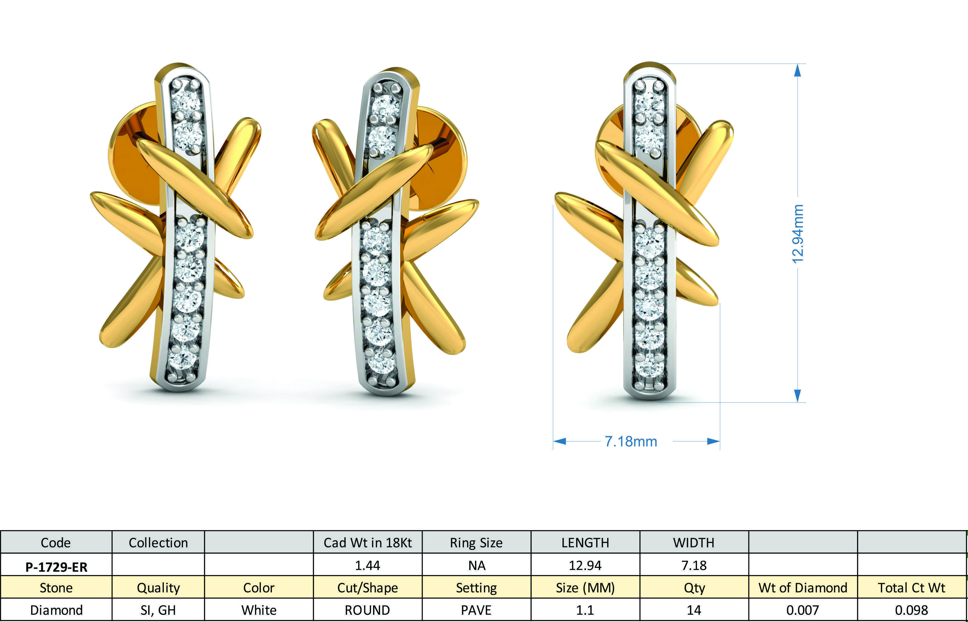 Ring Pendant and Earrings files in 3dm format  3D model_7