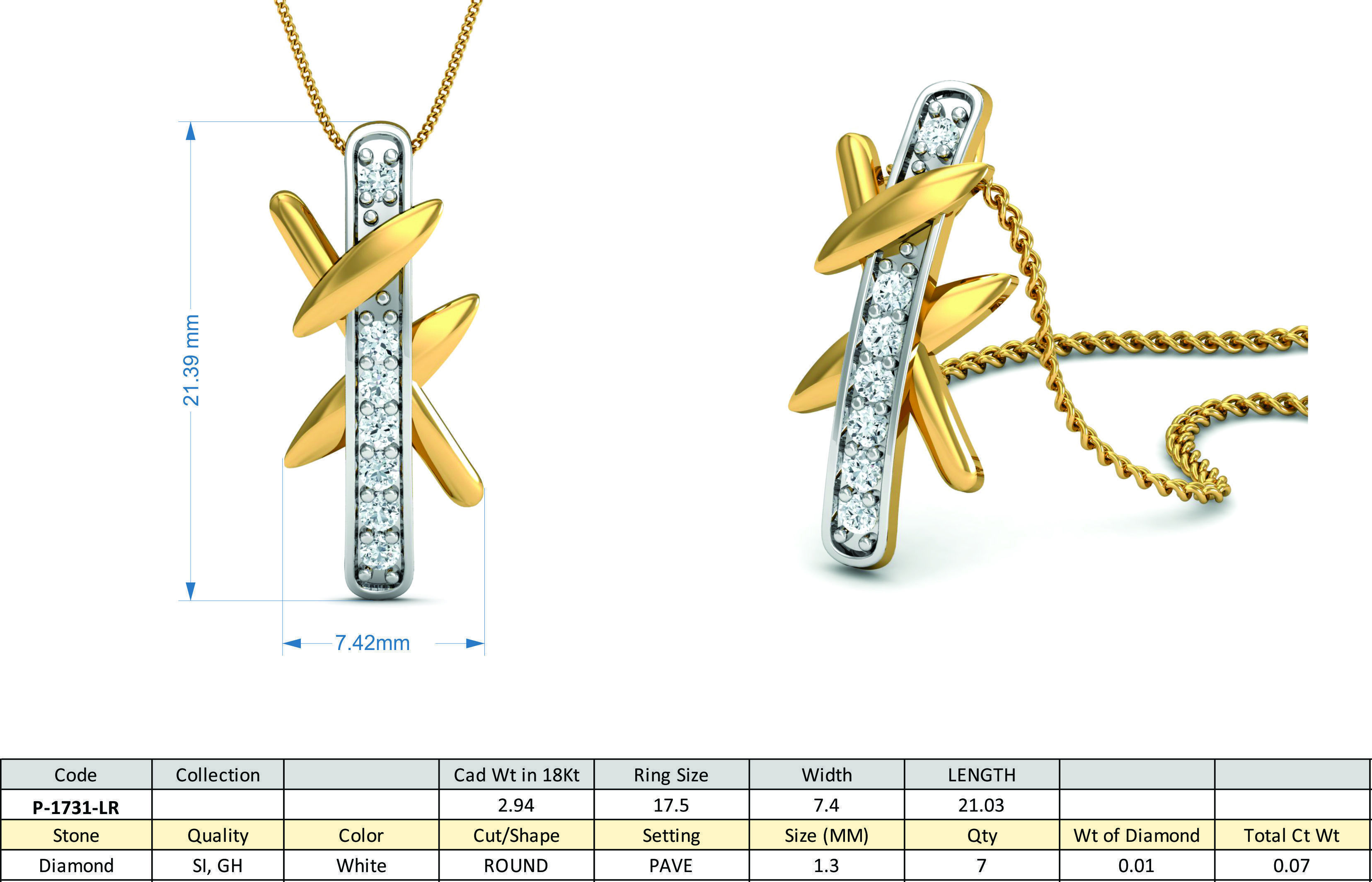 Ring Pendant and Earrings files in 3dm format  3D model_3