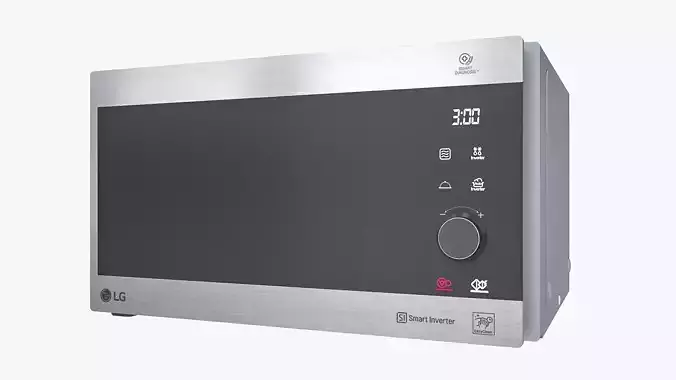 LG Neochef Microwave Oven and Grill  3D model
