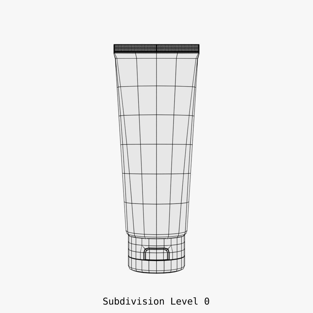Cosmetic Tube 3D model_6