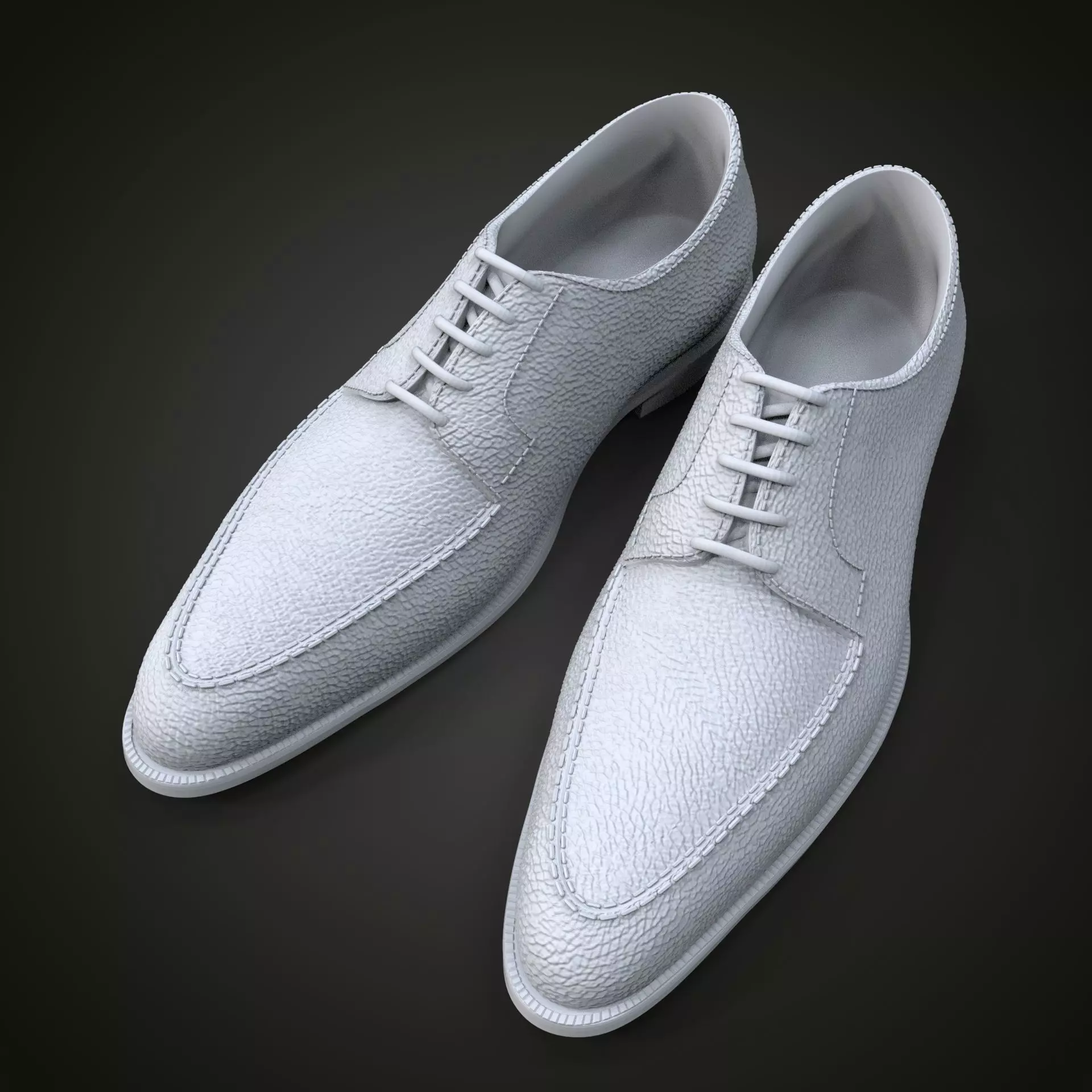 Oxford shoes 3D print model_0