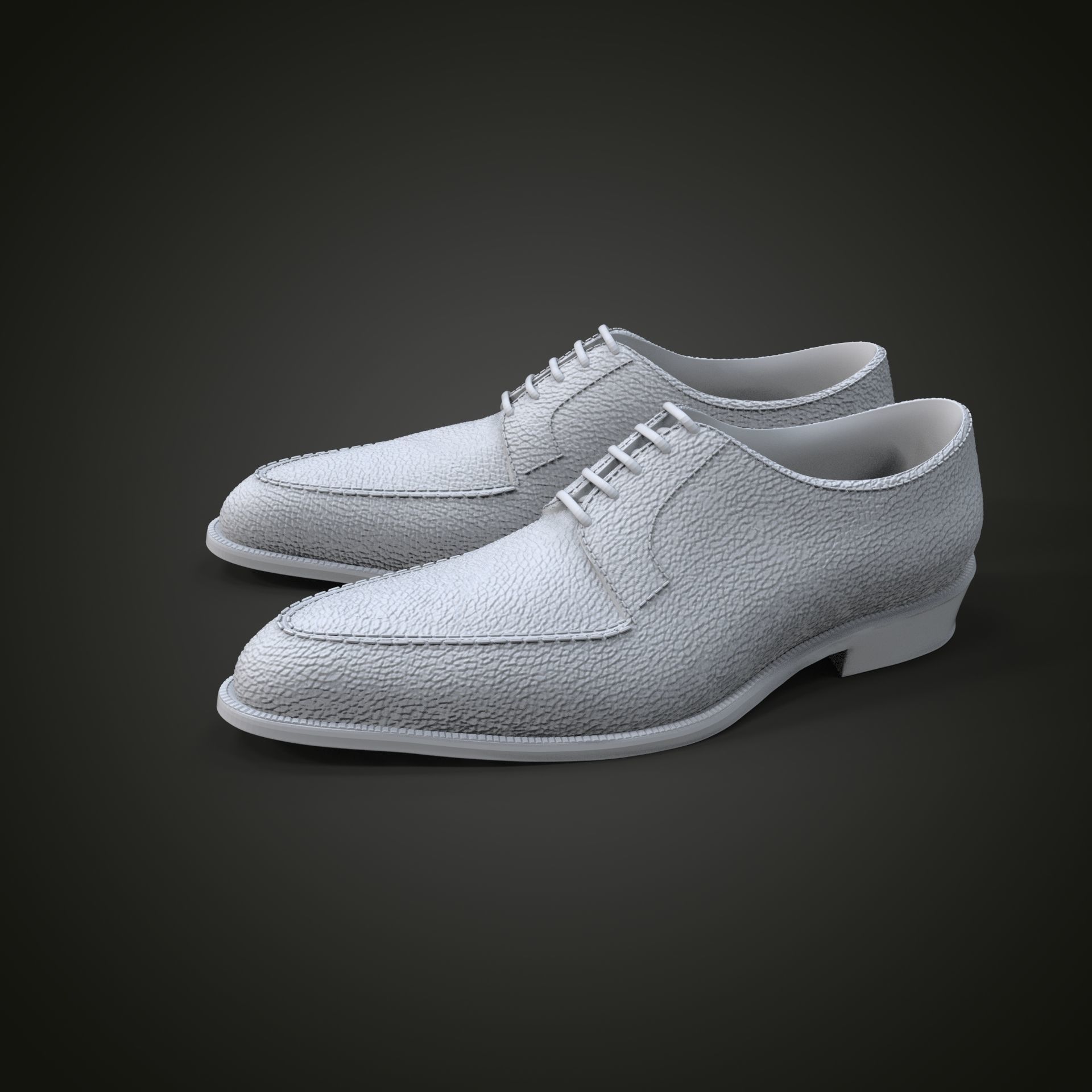 Oxford shoes 3D print model_4