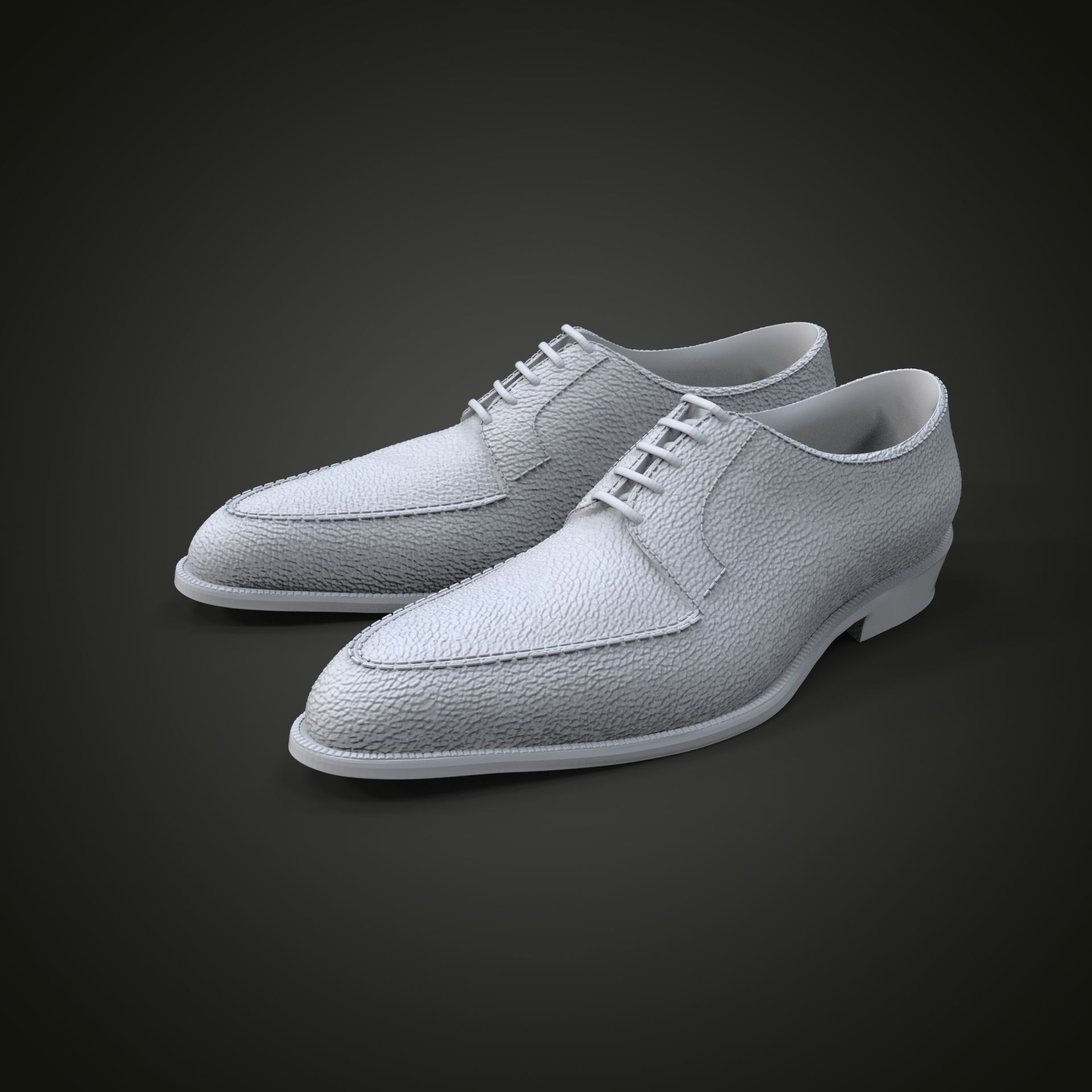Oxford shoes 3D print model_3