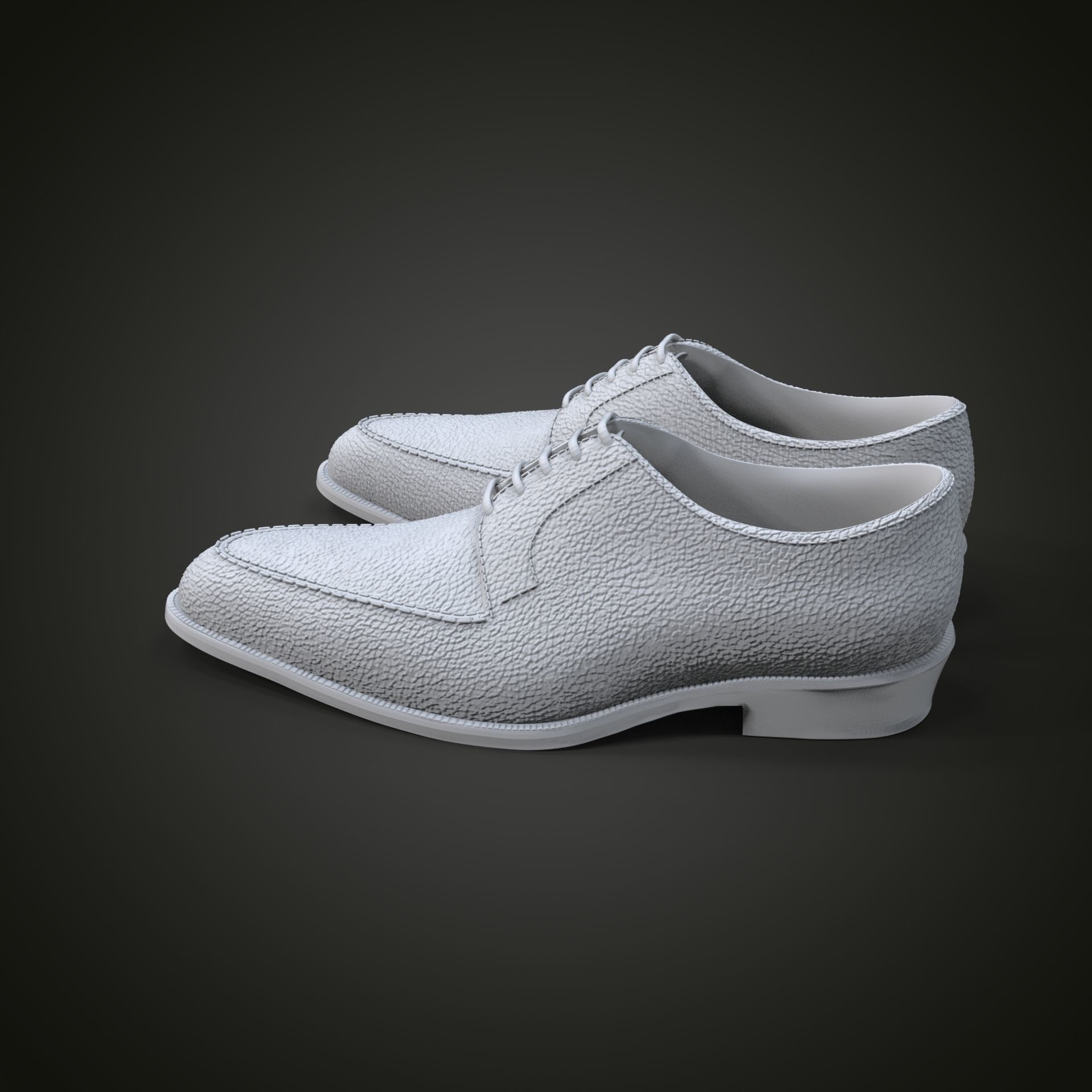 Oxford shoes 3D print model_6