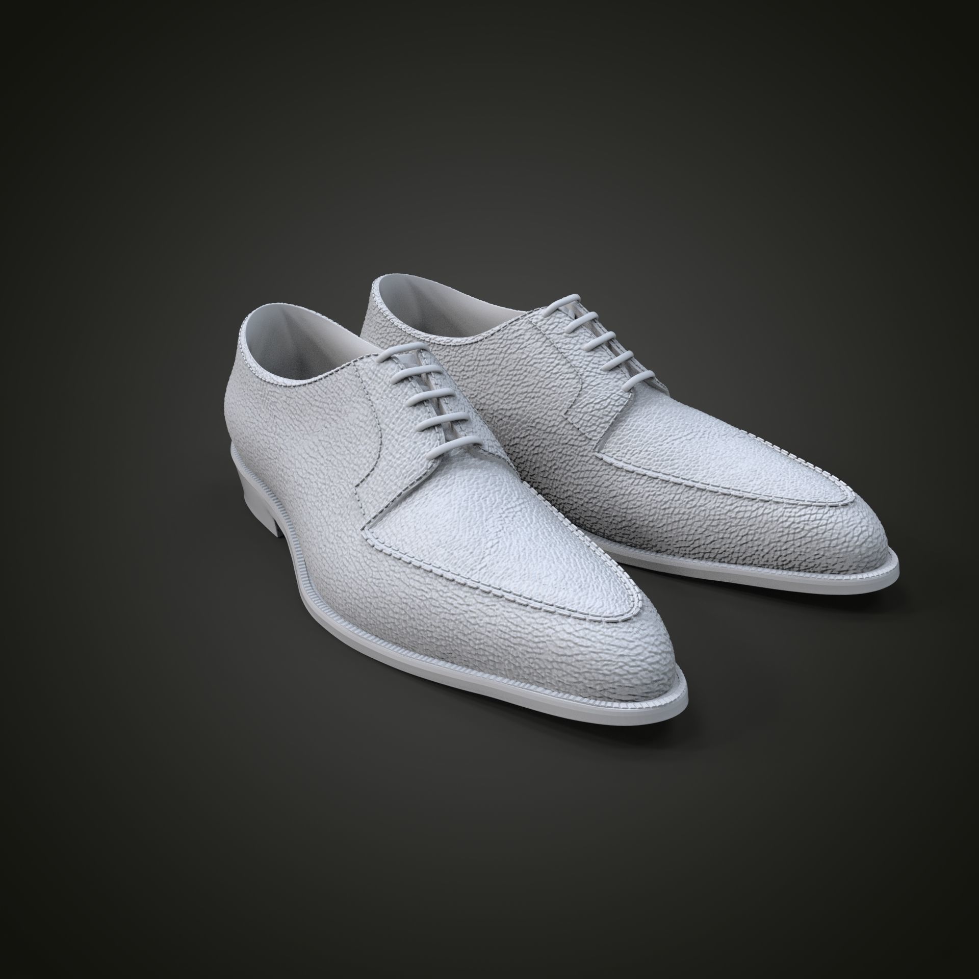 Oxford shoes 3D print model_20