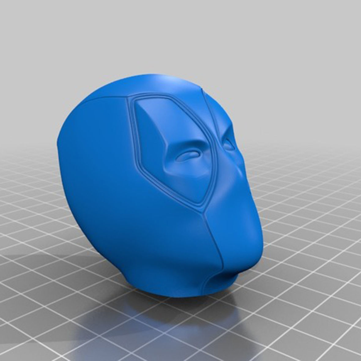 Deadpool Bust 3D Model Ready to Print STL Format 3D print model_9