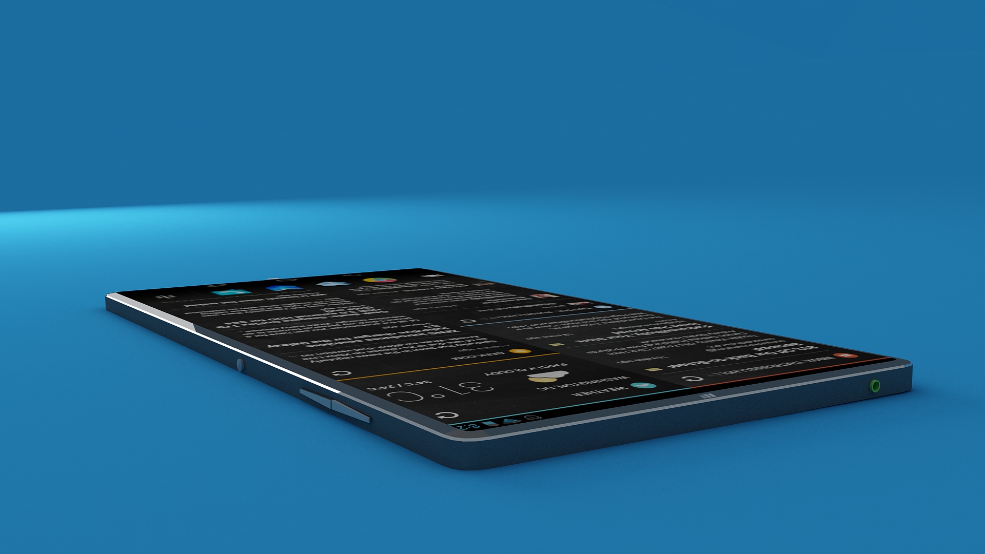 Custom Brand TouchScreen Phone Free low-poly 3D model_6