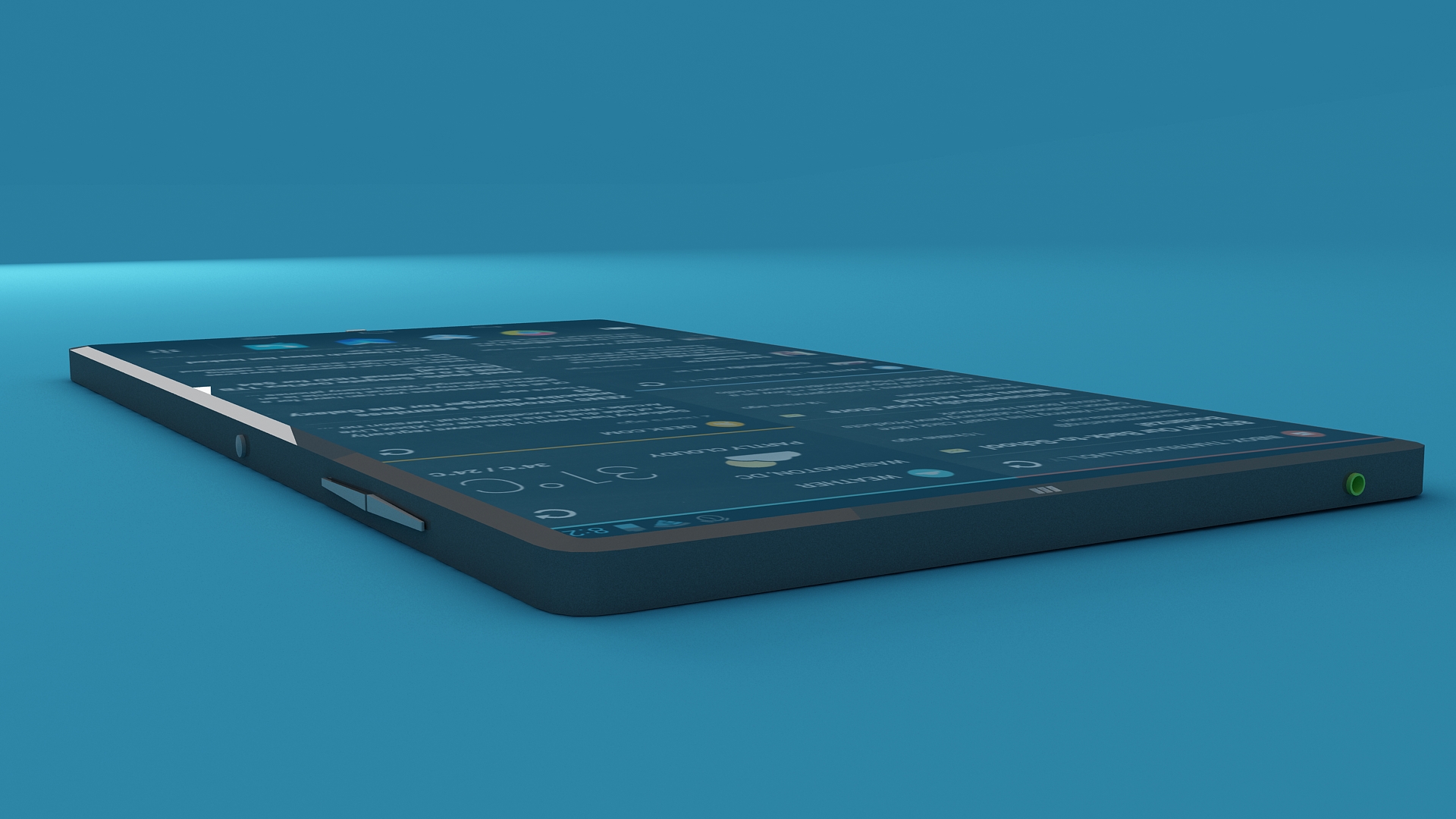 Custom Brand TouchScreen Phone Free low-poly 3D model_2