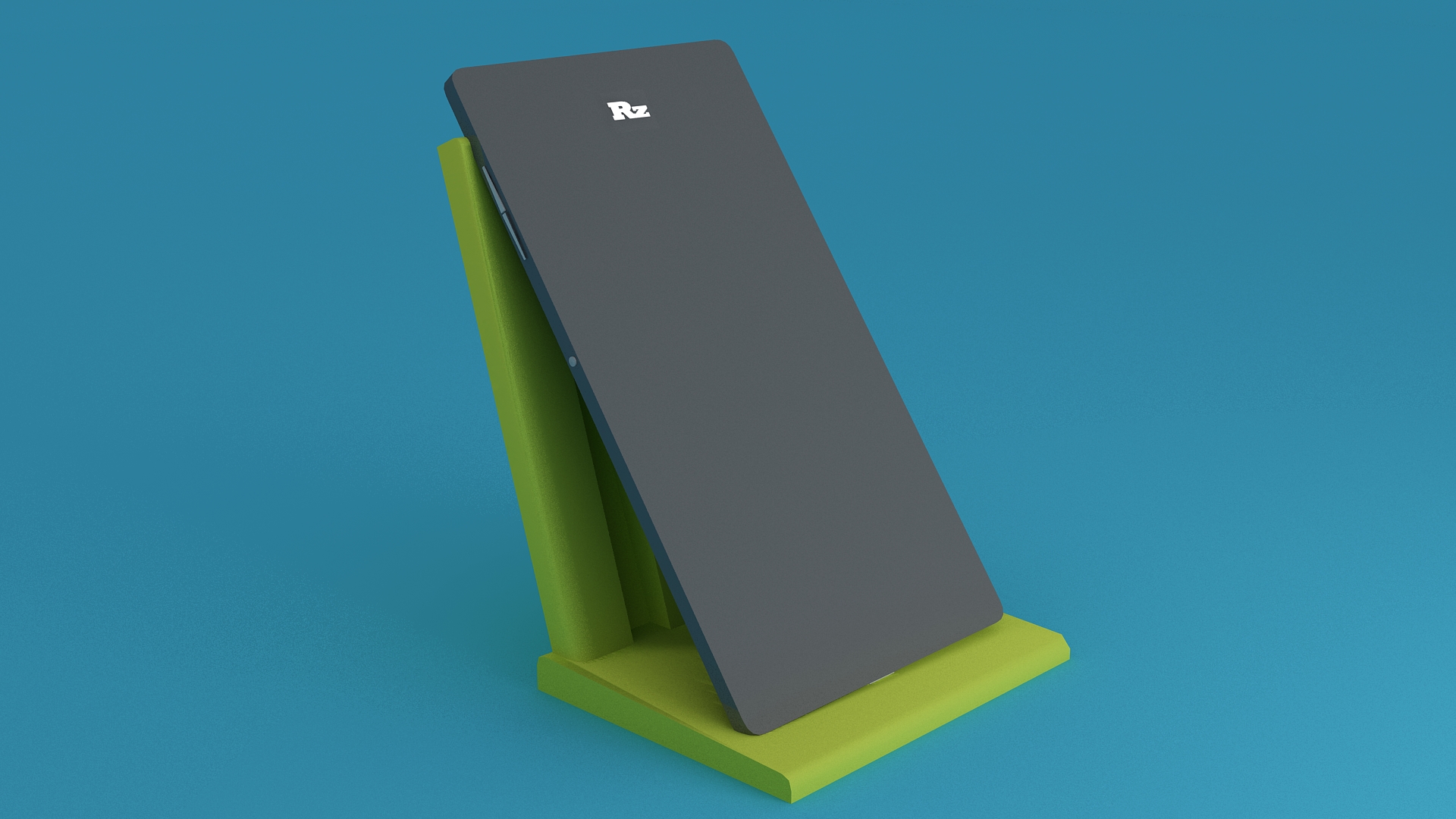 Custom Brand TouchScreen Phone Free low-poly 3D model_1