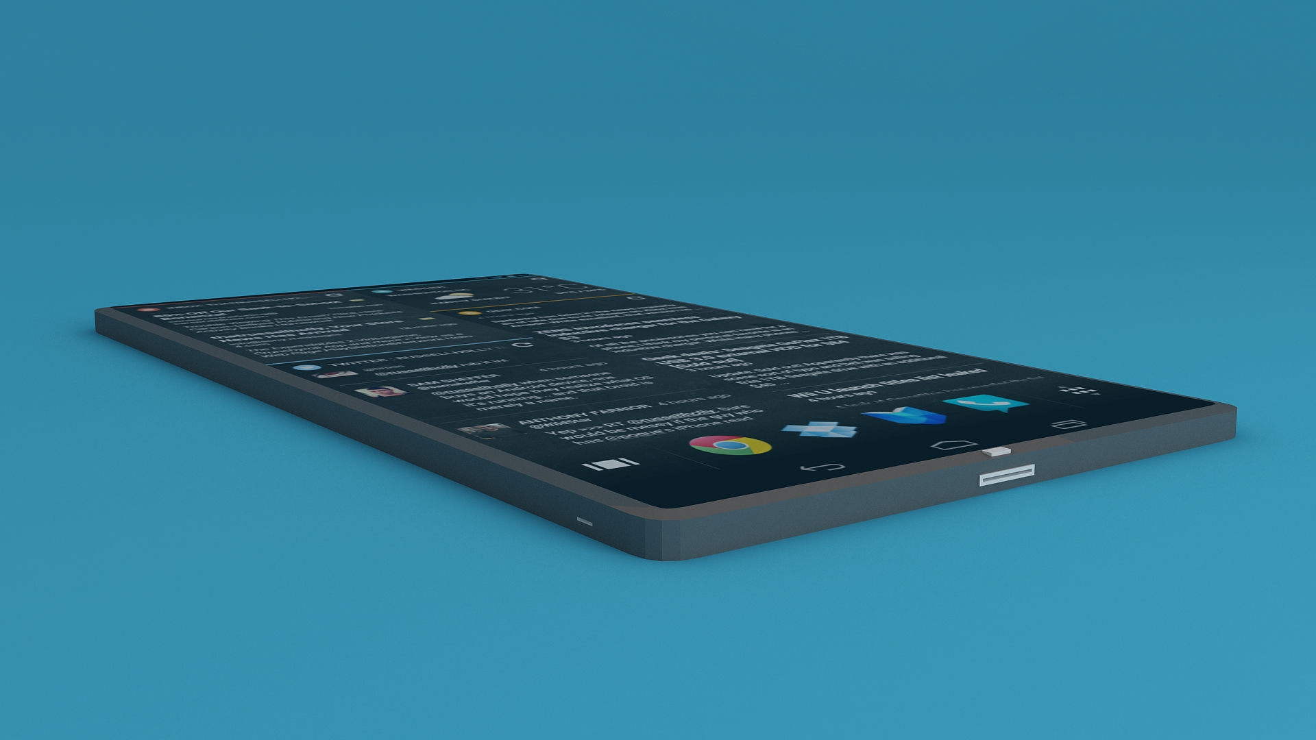 Custom Brand TouchScreen Phone Free low-poly 3D model_4