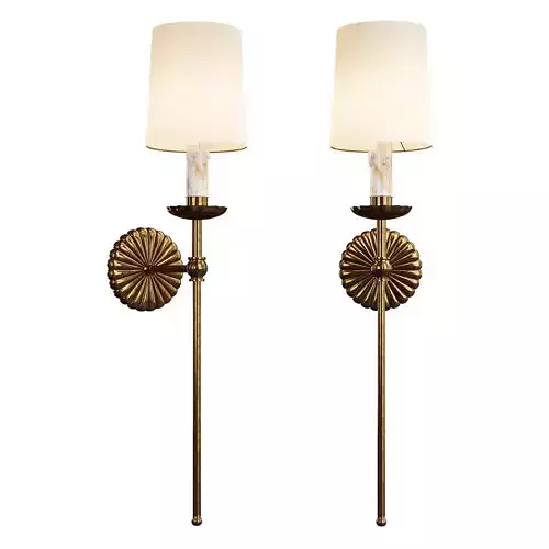 Clove Sconce Low-poly 3D model