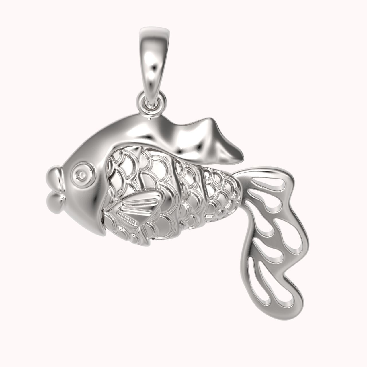 pendant fish 3D print model_18