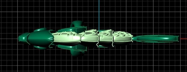 pendant fish 3D print model_26