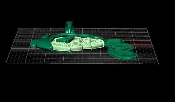 pendant fish 3D print model_5
