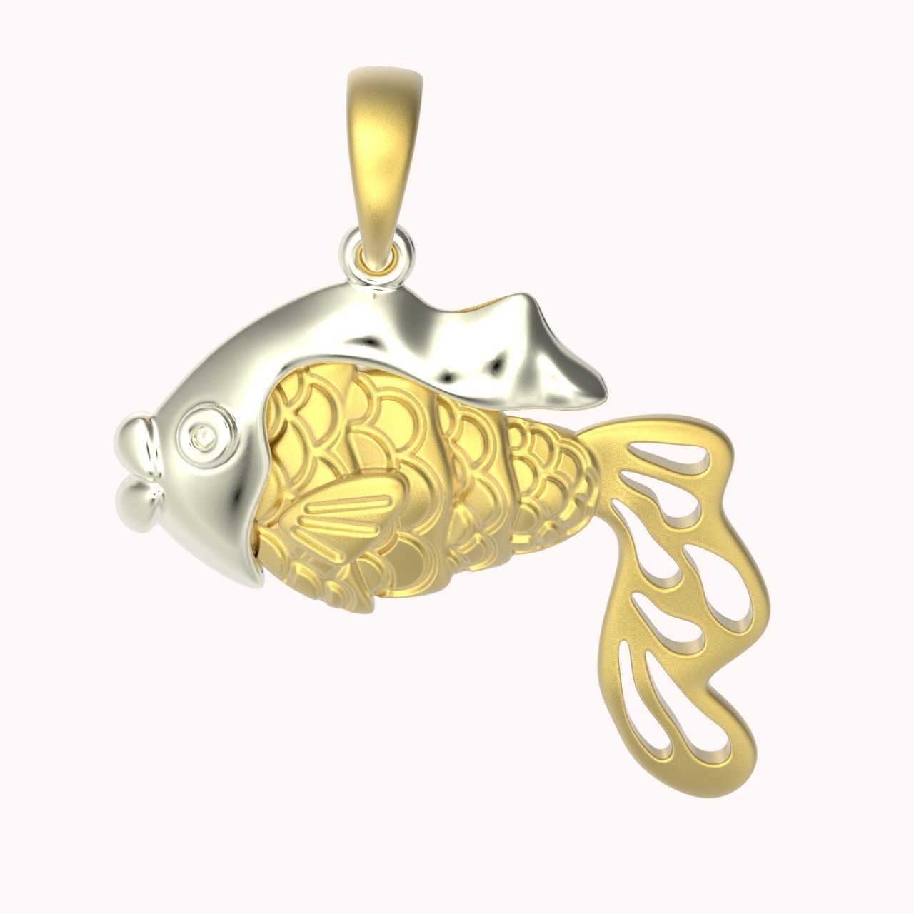 pendant fish 3D print model_19