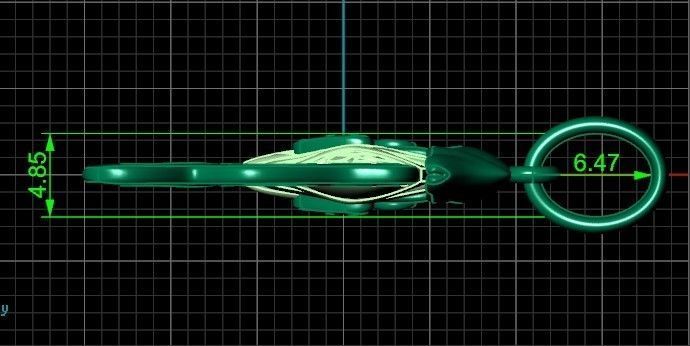 pendant fish 3D print model_2