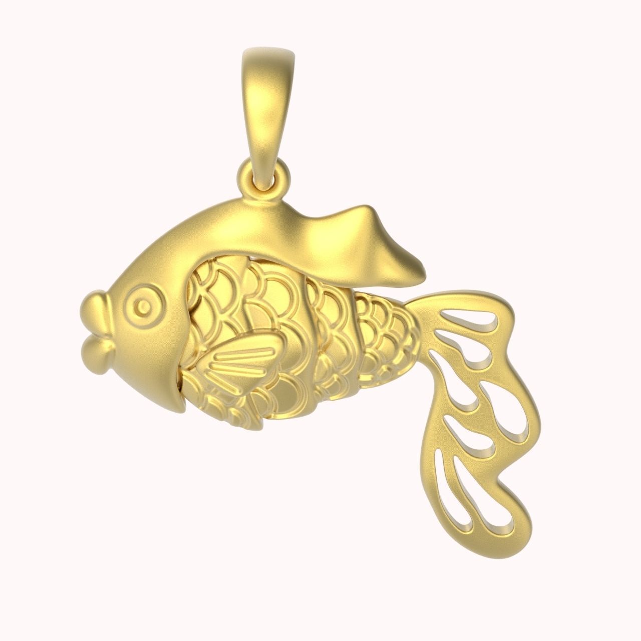 pendant fish 3D print model_20