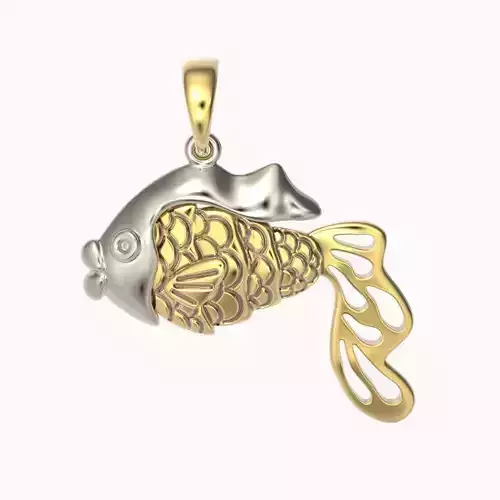 pendant fish 3D print model pendant fish 3D print model