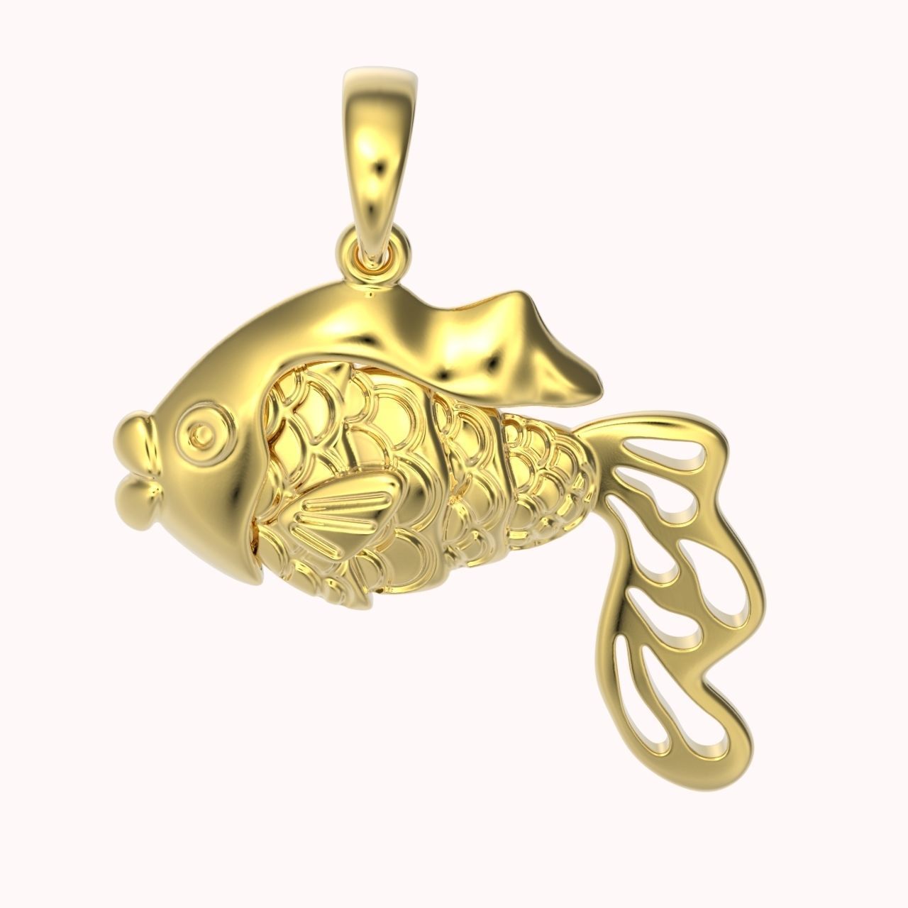 pendant fish 3D print model_21
