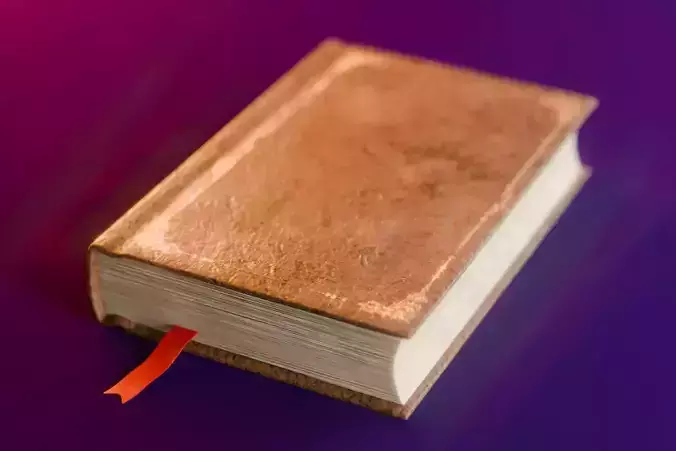 Old Book Free 3D model
