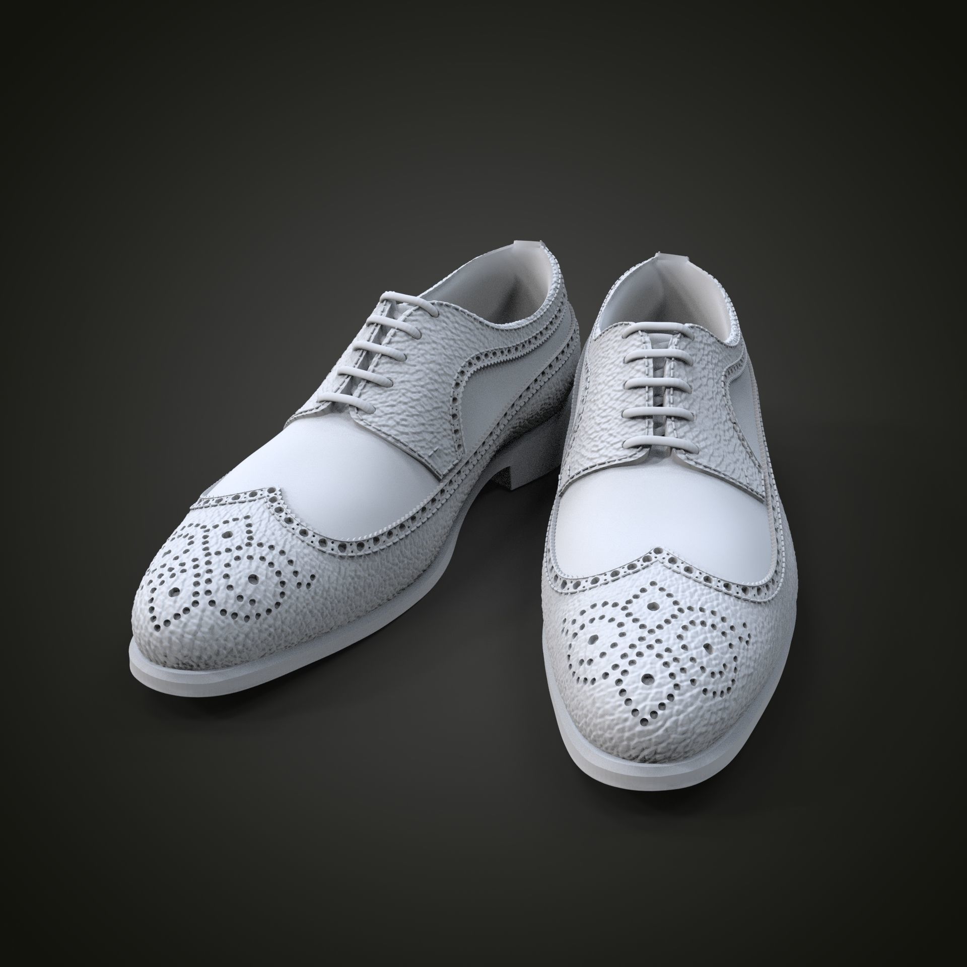 Oxford shoes 3D print model_23