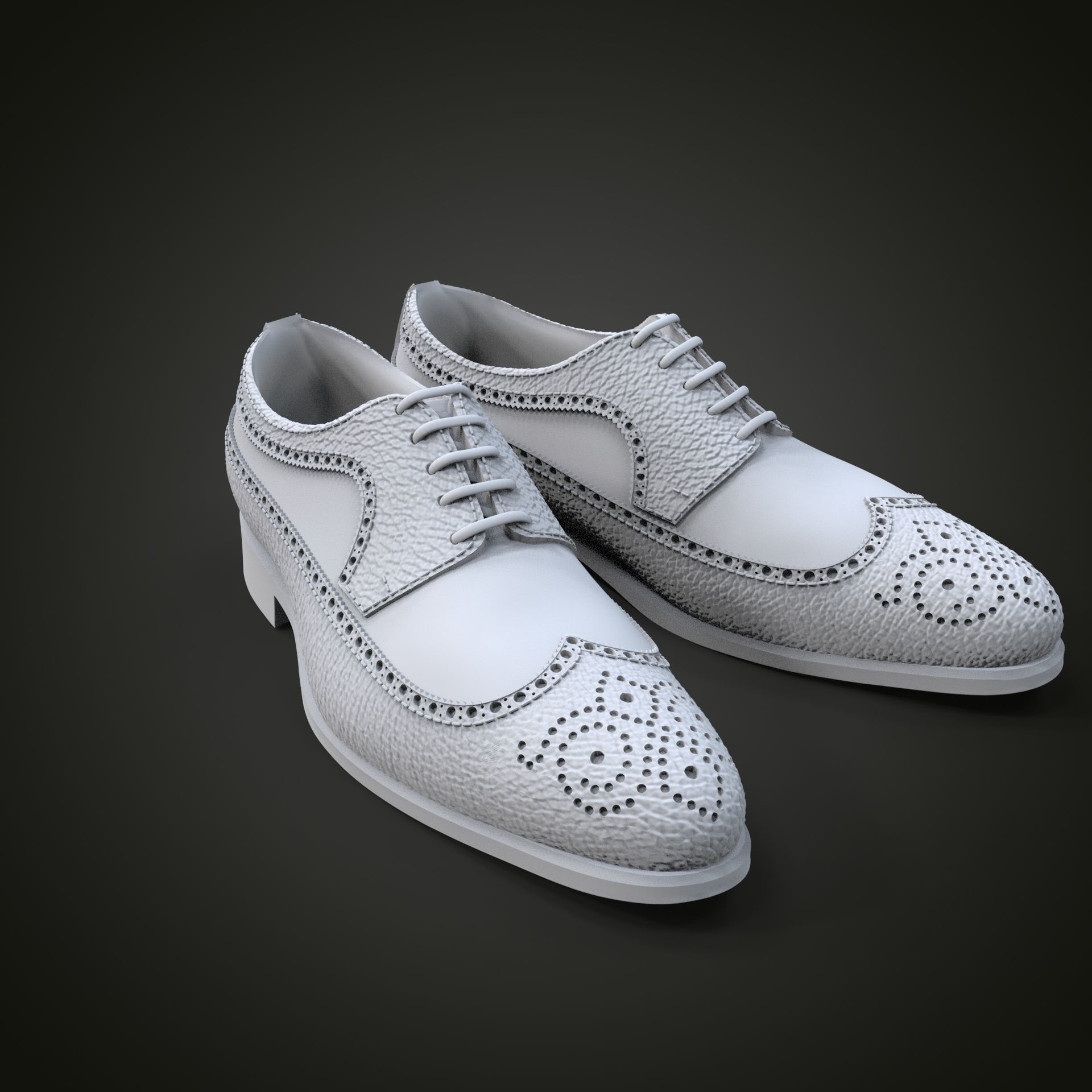 Oxford shoes 3D print model_19