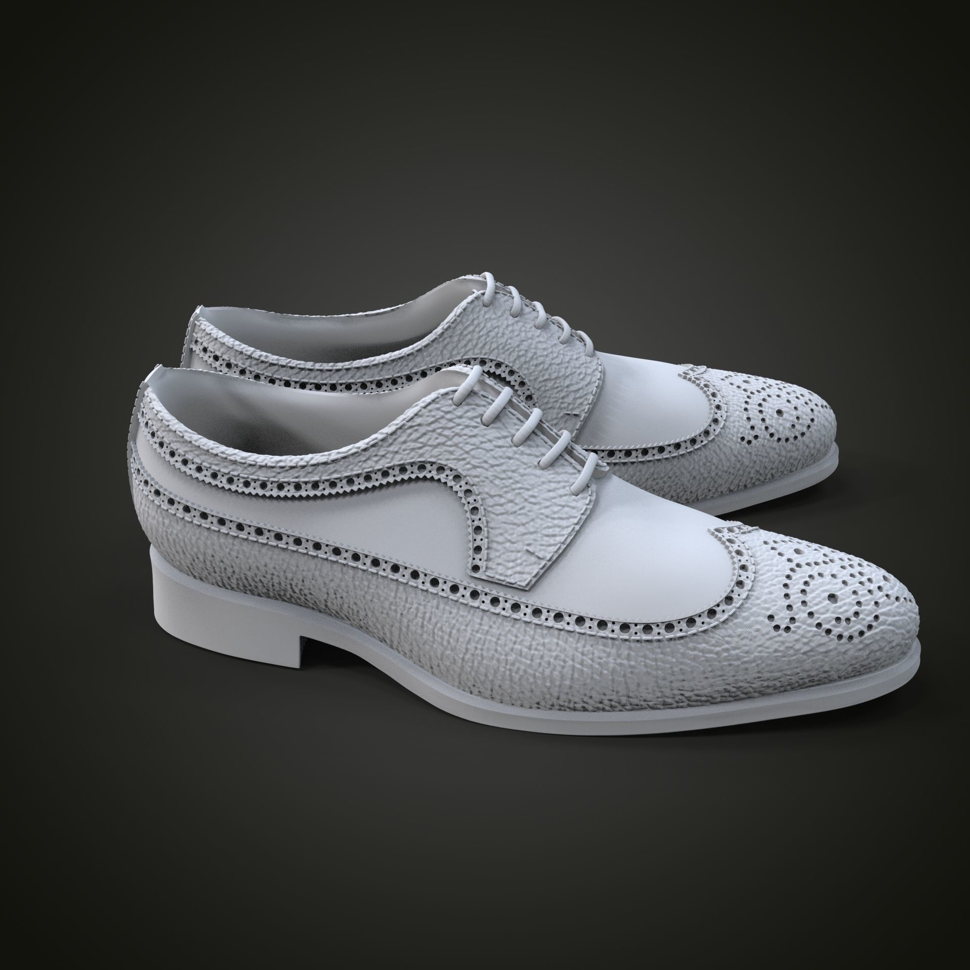 Oxford shoes 3D print model_16