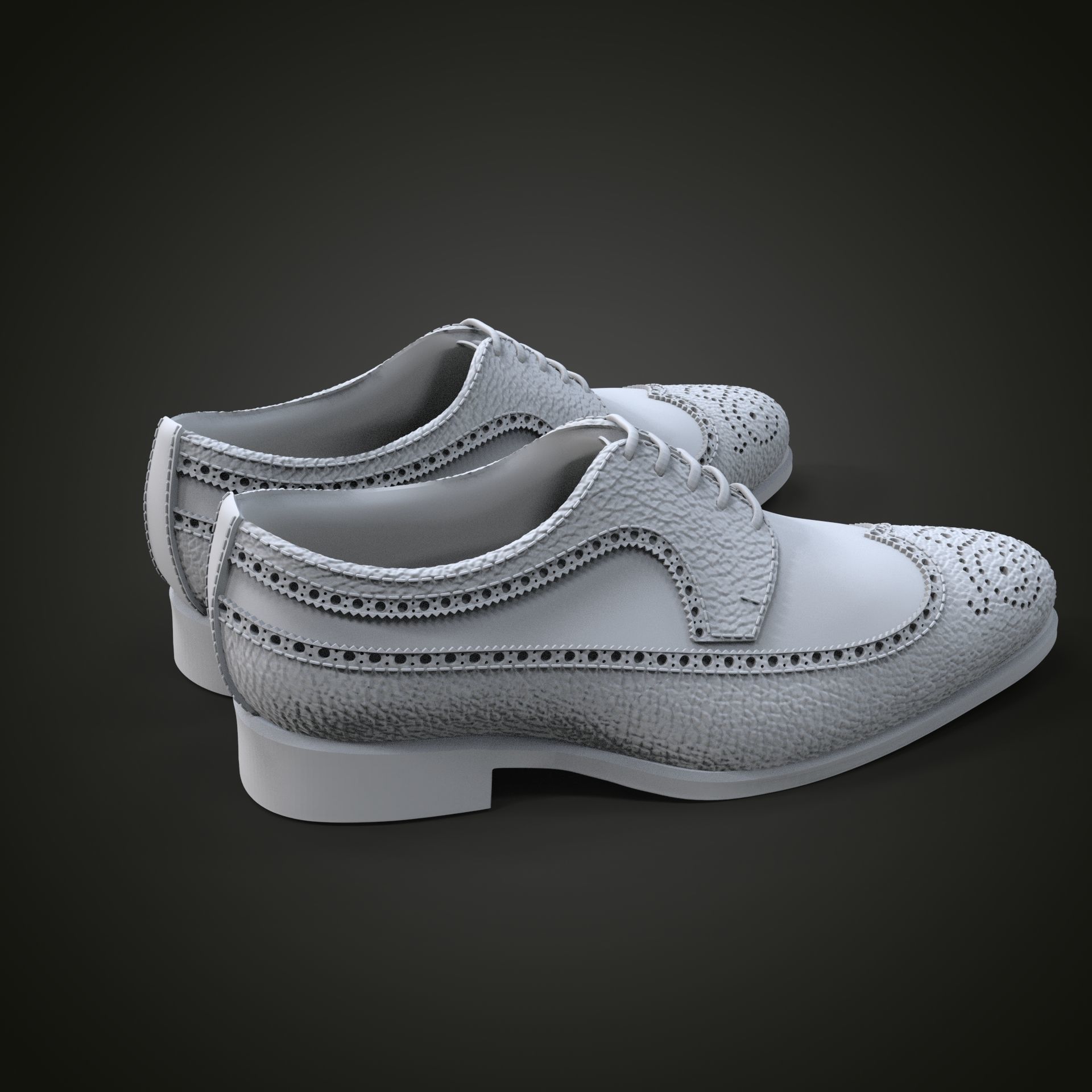 Oxford shoes 3D print model_14