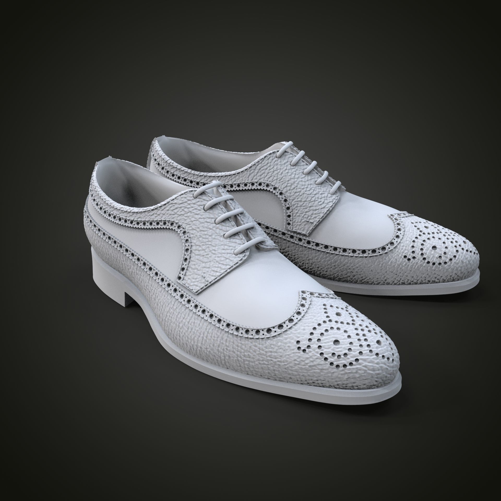 Oxford shoes 3D print model_18