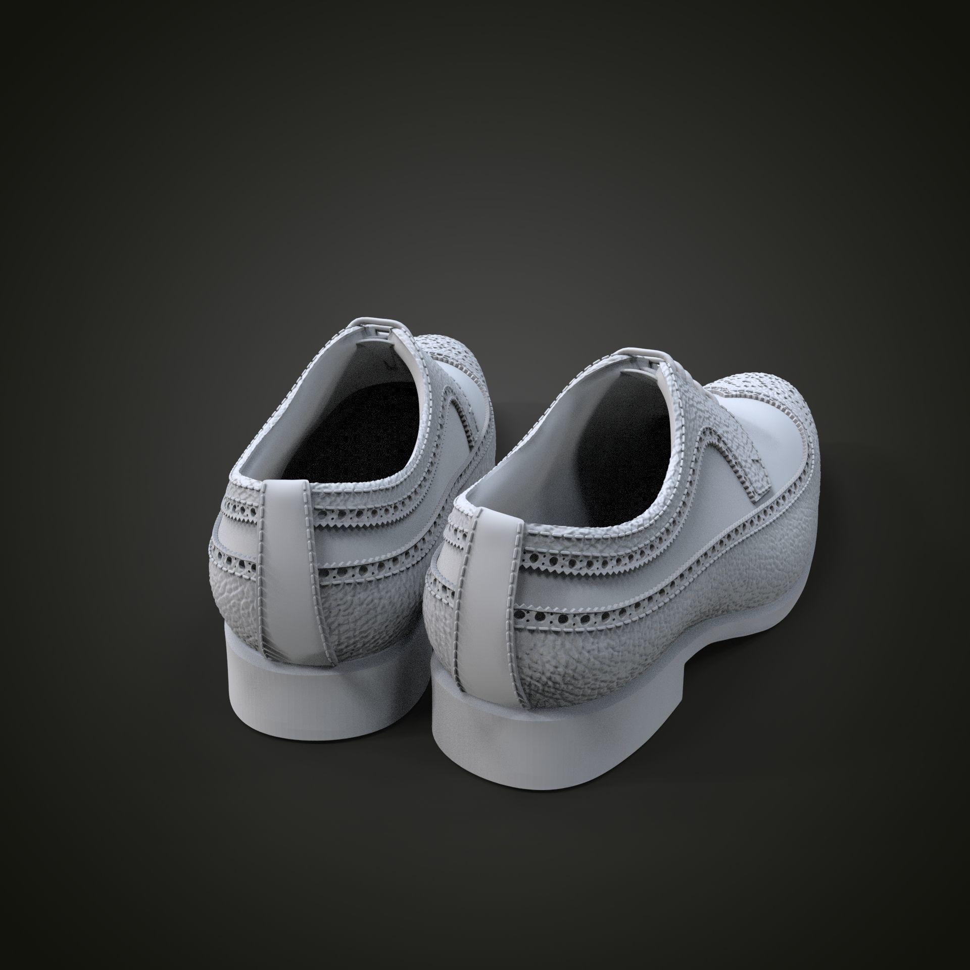 Oxford shoes 3D print model_11