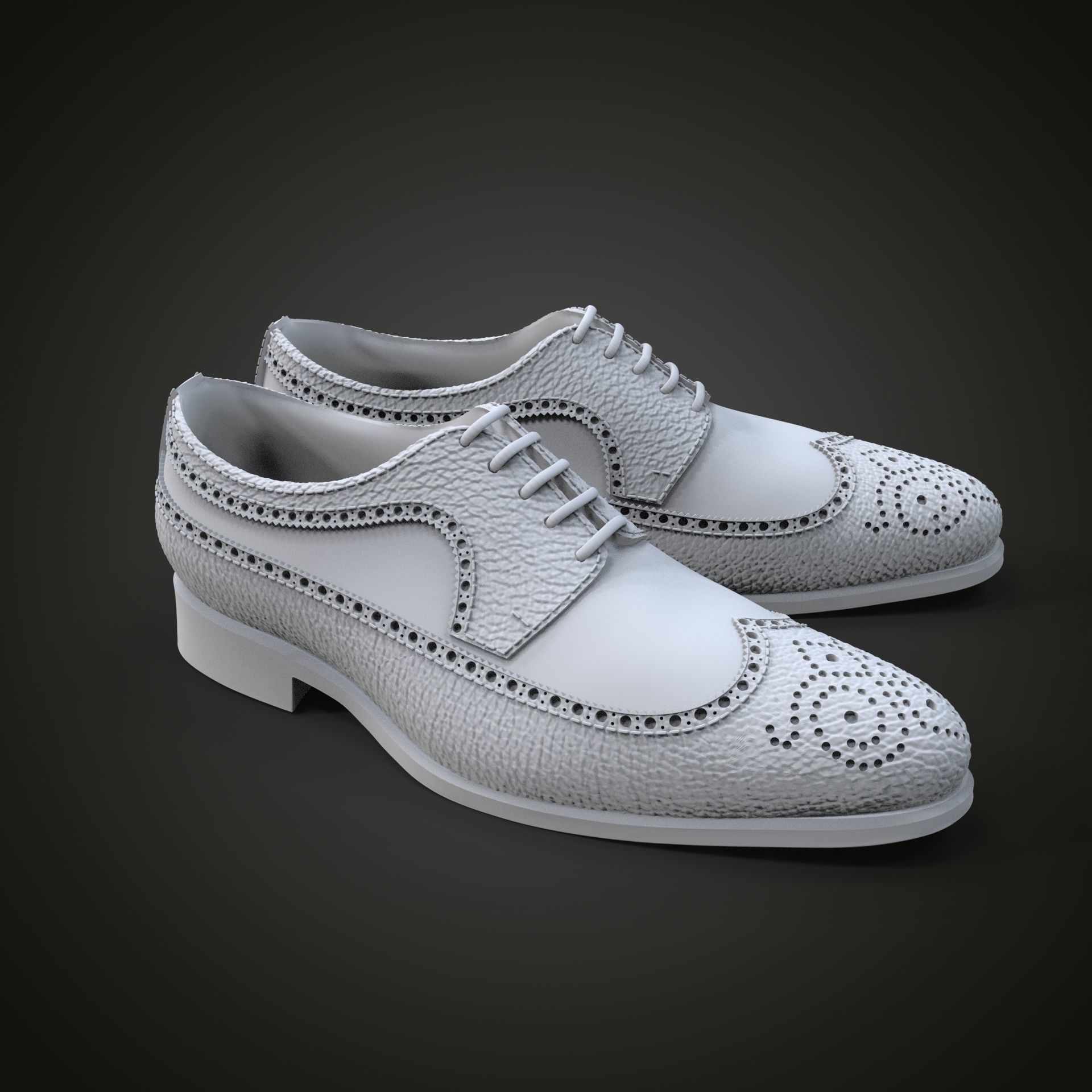 Oxford shoes 3D print model_17