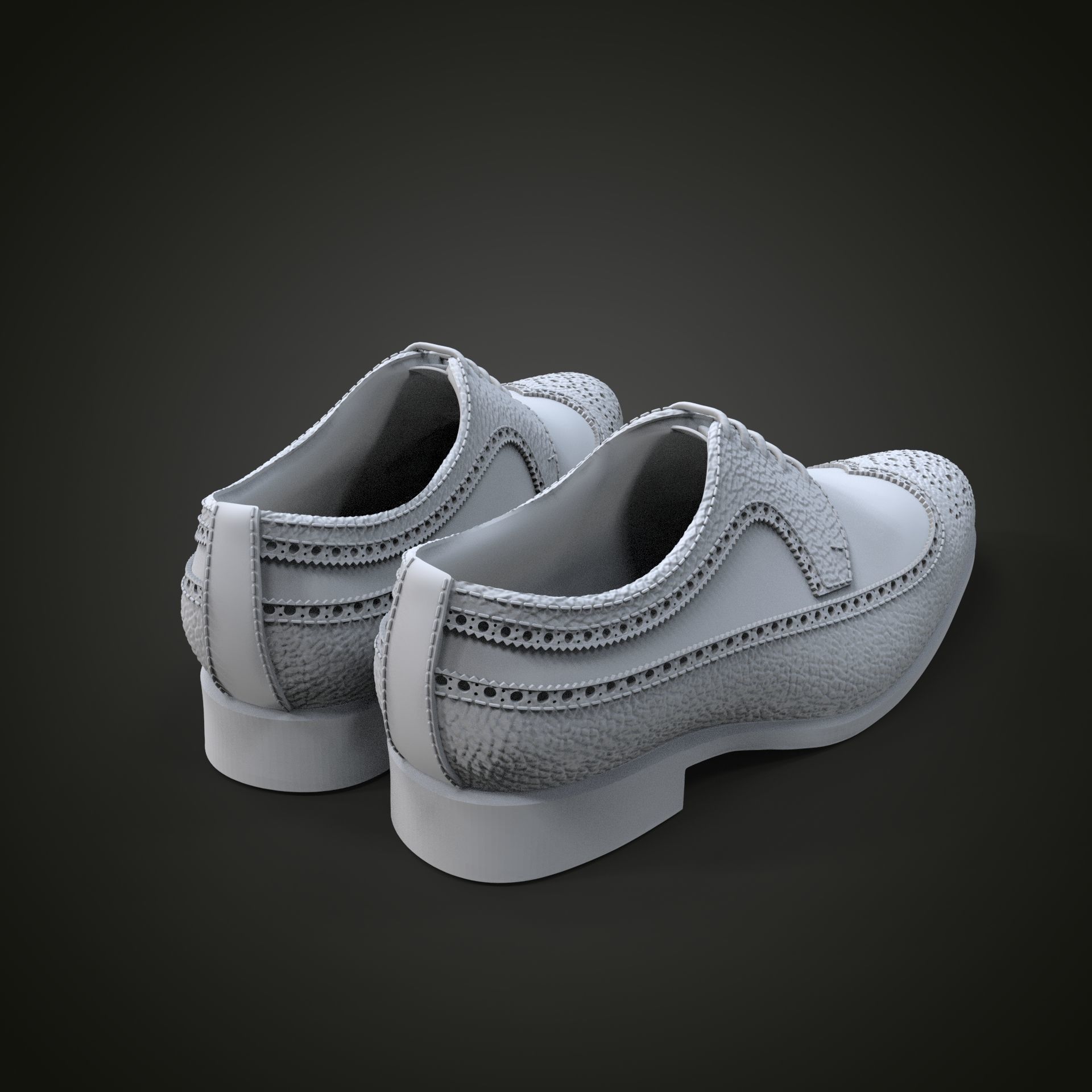 Oxford shoes 3D print model_12