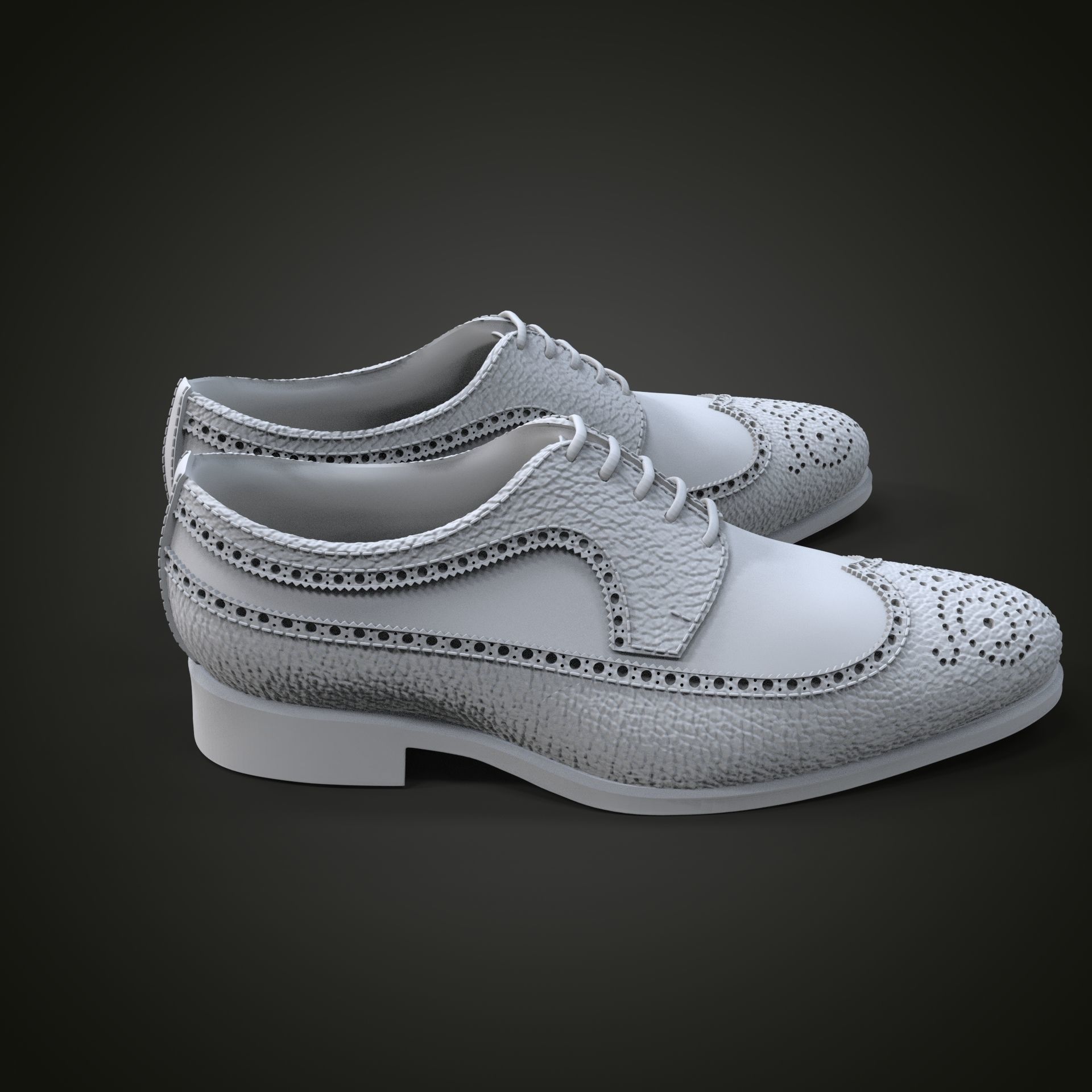 Oxford shoes 3D print model_15