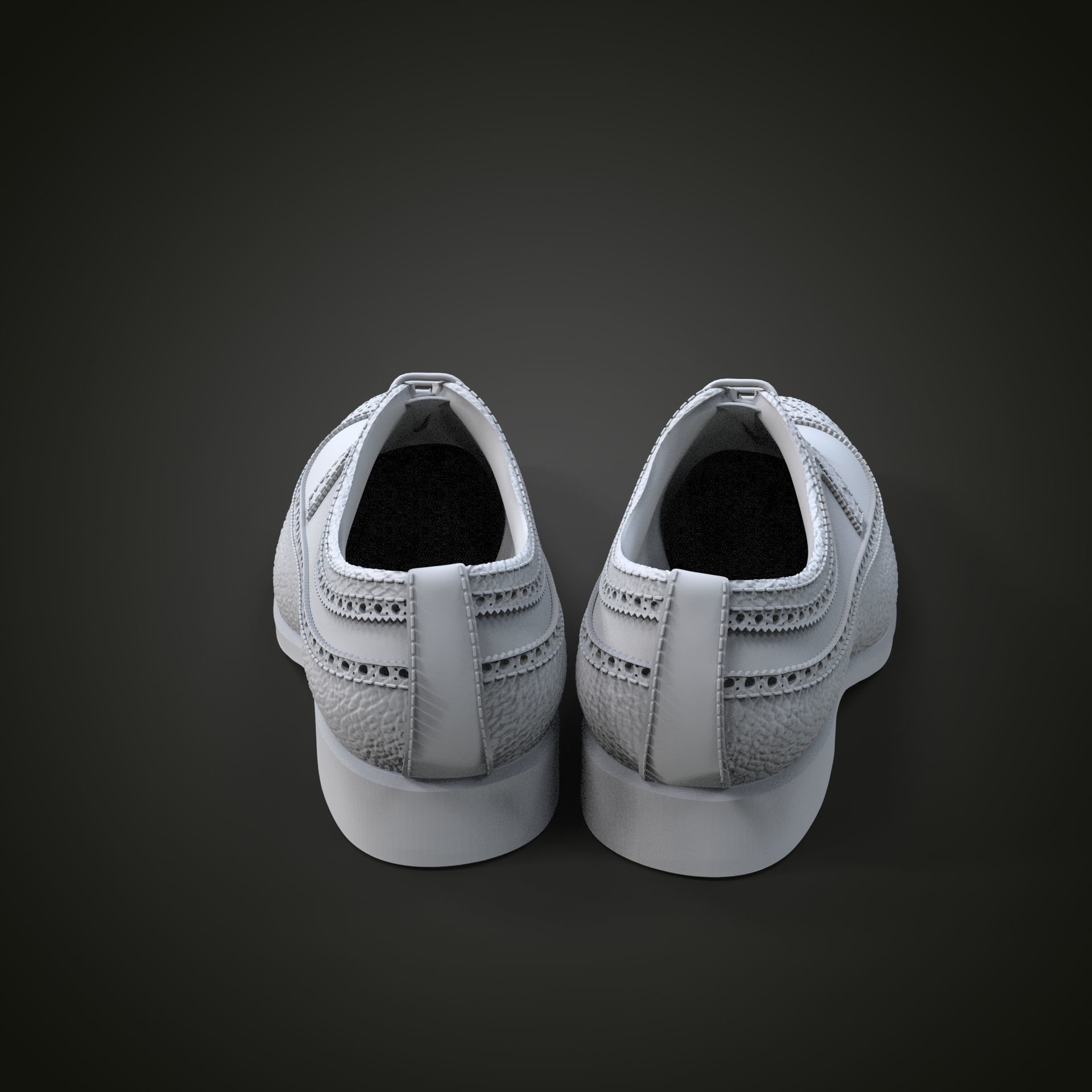 Oxford shoes 3D print model_10