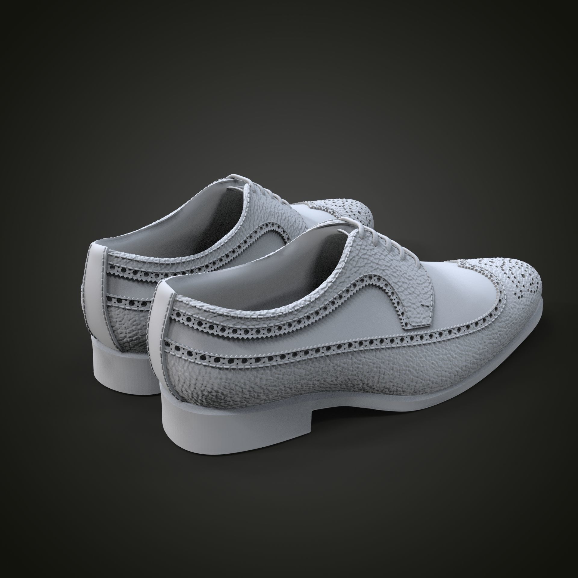 Oxford shoes 3D print model_13