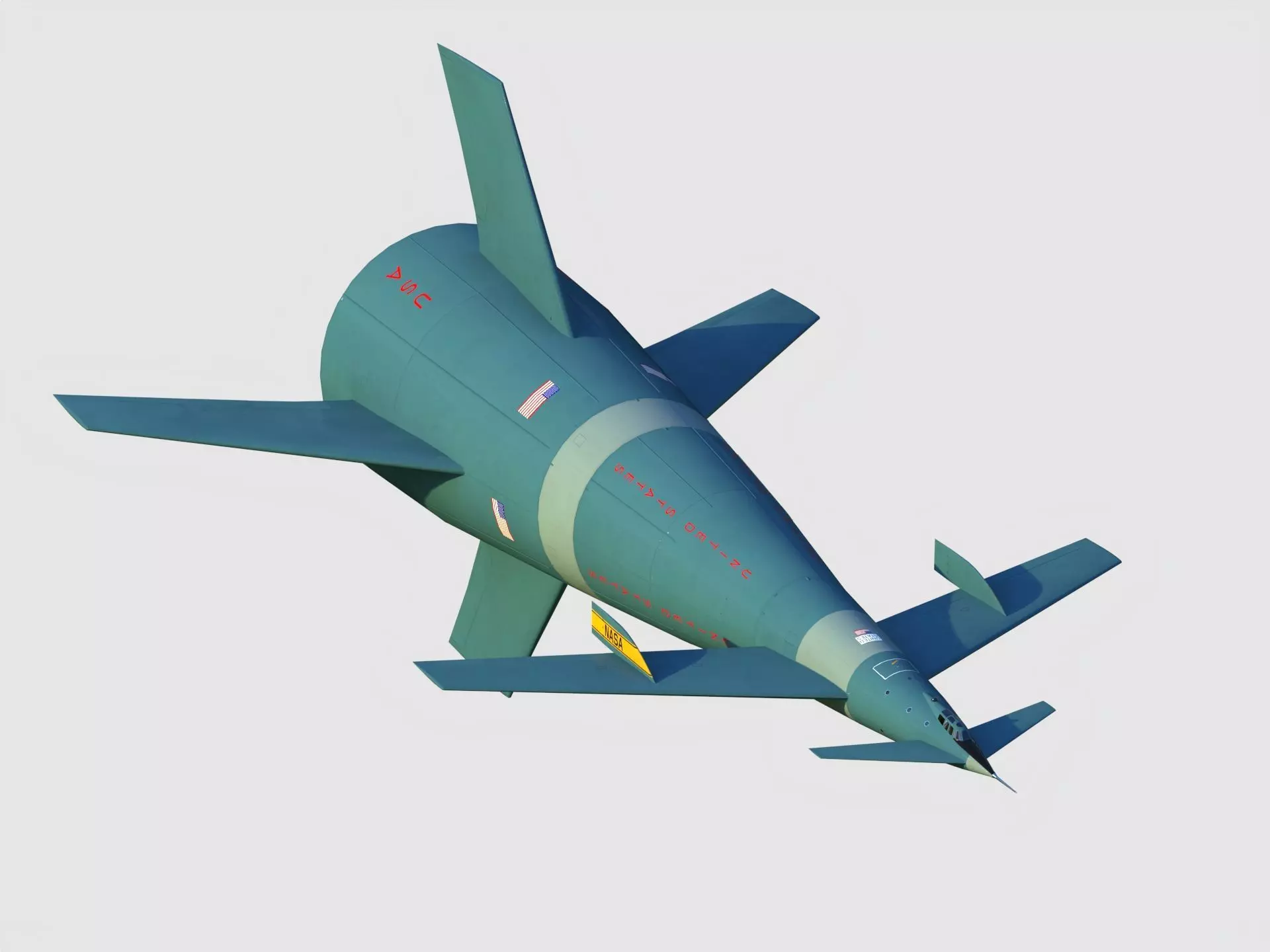 Von Braun Rocket ship 3D model_0