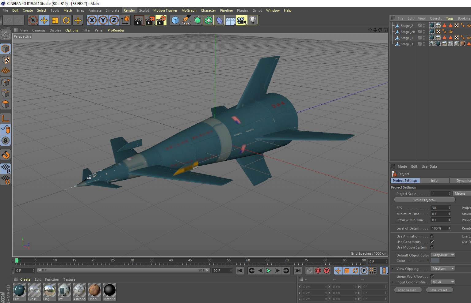 Von Braun Rocket ship 3D model_12