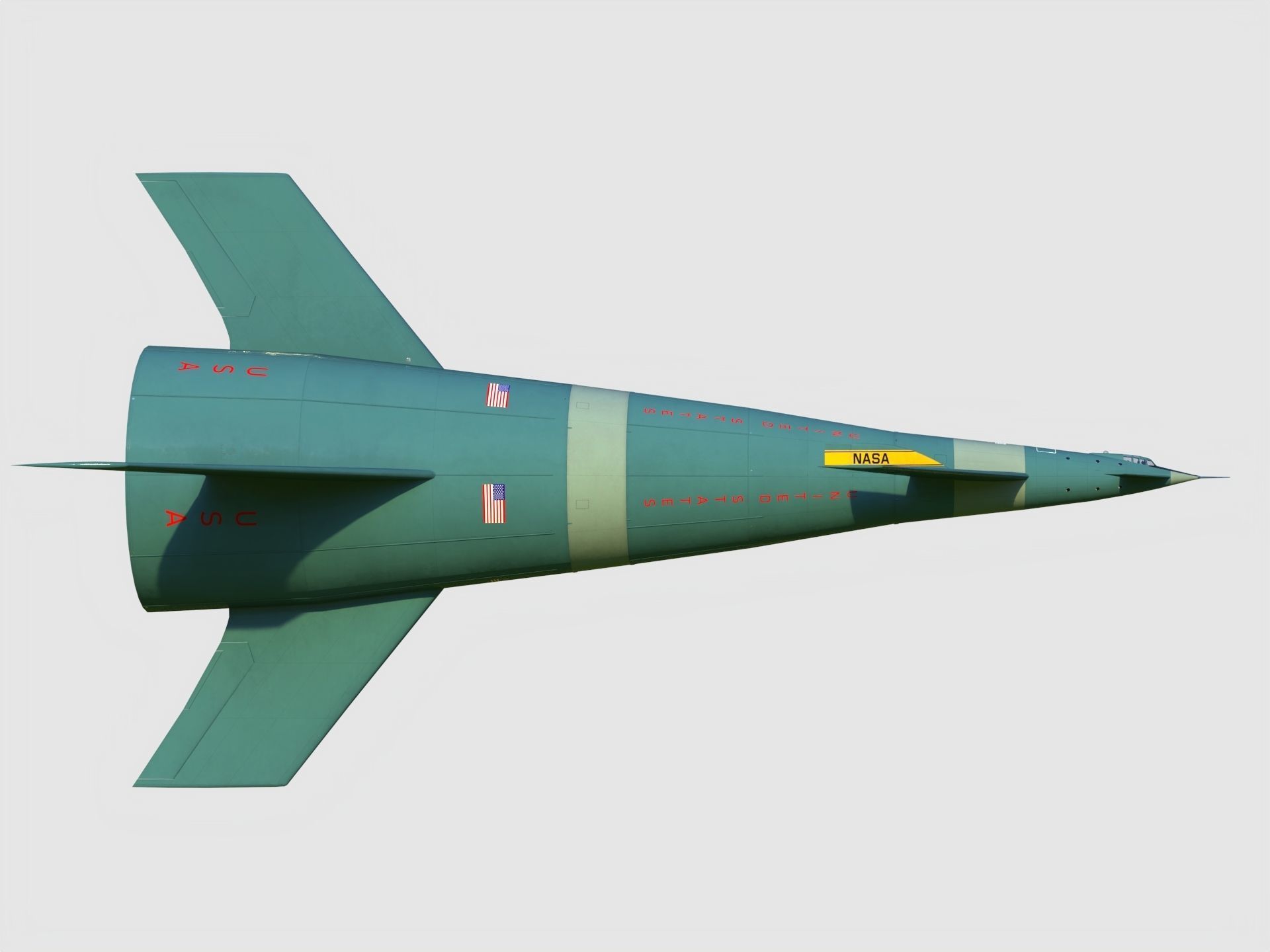 Von Braun Rocket ship 3D model_1