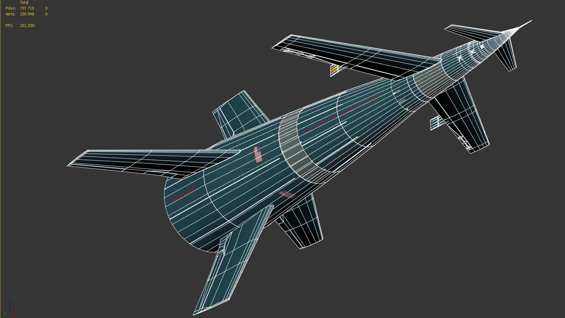 Von Braun Rocket ship 3D model_16