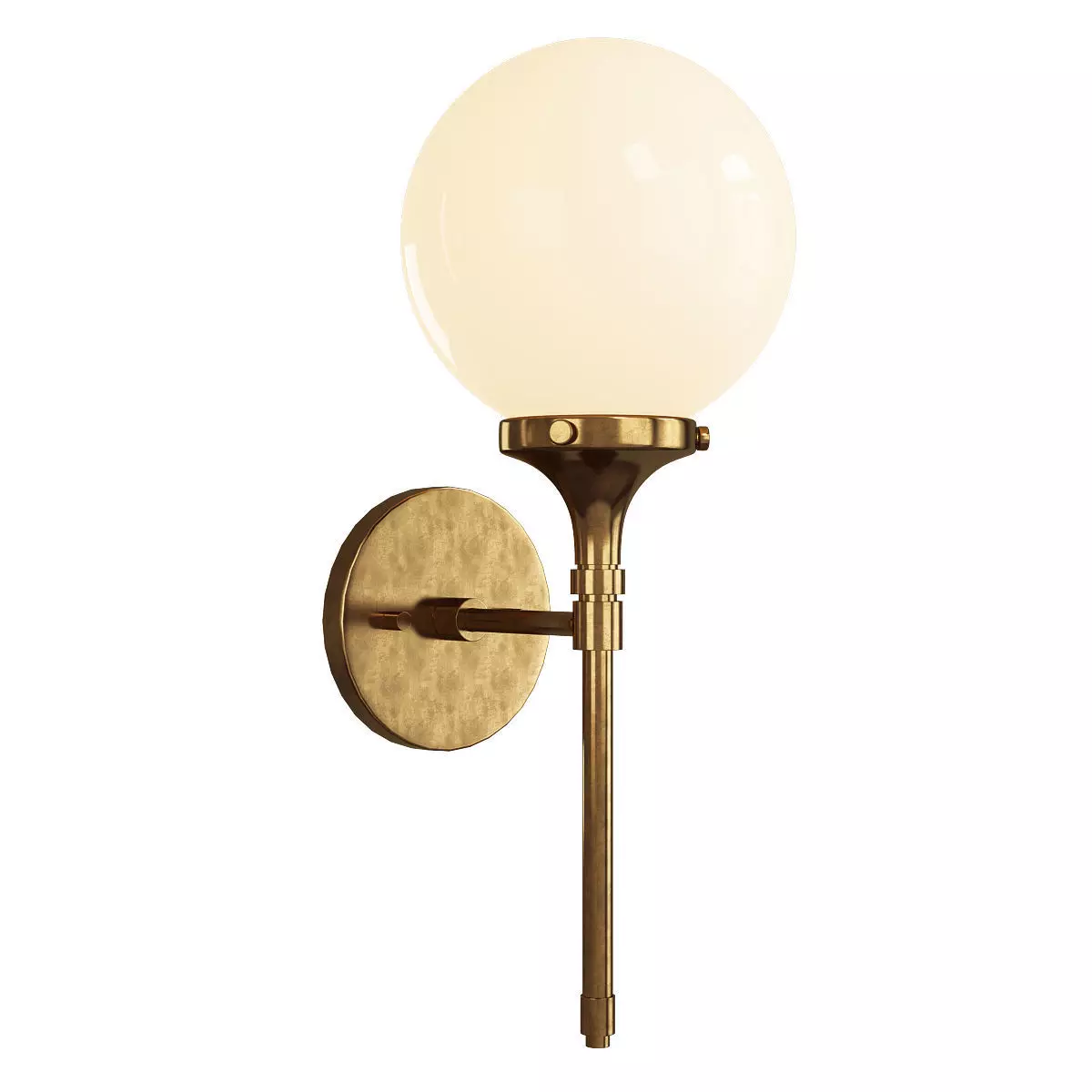 Beverly Hills 1 Light Sconce Low-poly 3D model