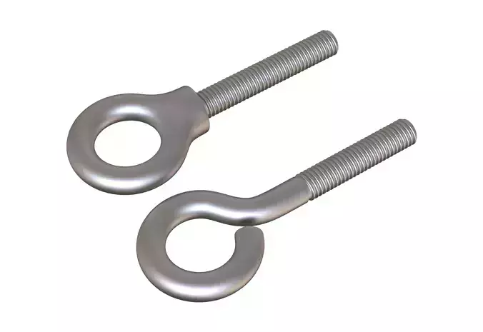Eye bolts 3D Model 3D model