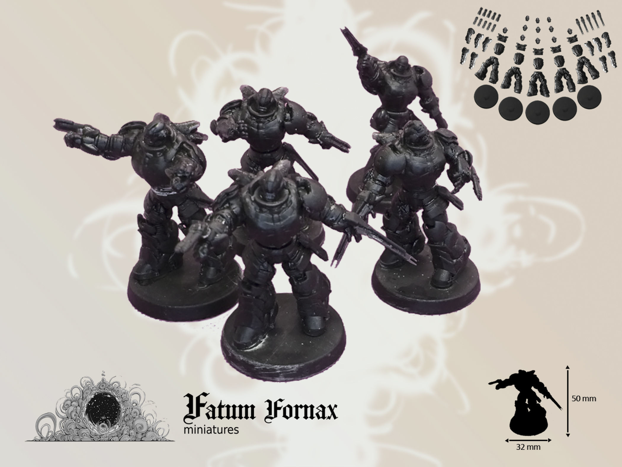 Praetors - Pre-supported and poseable 3D print model_1