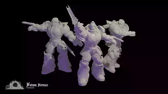 Praetors - Pre-supported and poseable 3D print model